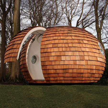 Micro-maison préfabriquée - FATPOD - archipod - design / en matériaux composites / écologique