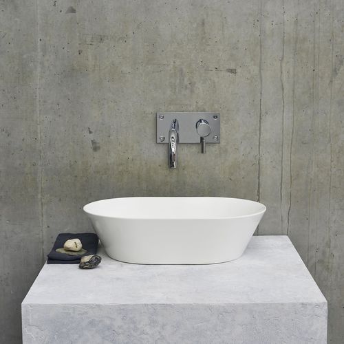 Vasque à poser - SONTUOSO  - Clearwater Baths - en pierre naturelle / ovale / contemporaine