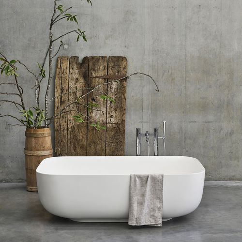 Baignoire à poser - DUO - Clearwater Baths - en composite / blanche