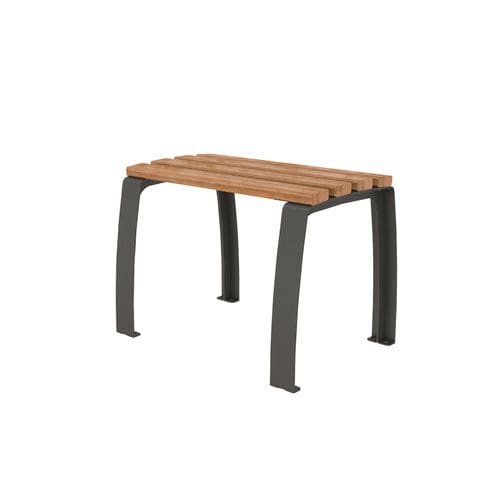 Tabouret contemporain - CAMINO - VelopA - avec piètement en acier / écolabel FSC / pour espace public