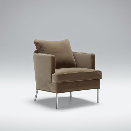 Fauteuil contemporain - JULIA - SITS Sp. z o.o. - en tissu / en métal / en bois