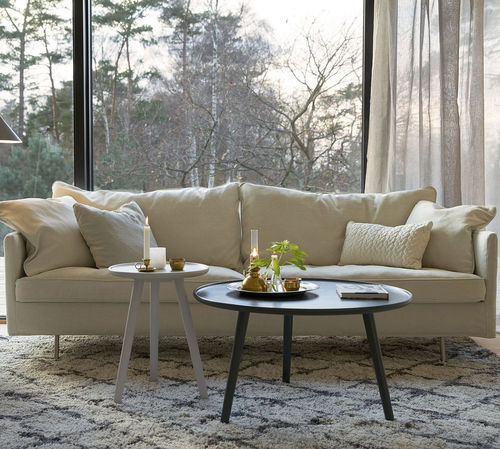 Canapé contemporain - JULIA - SITS Sp. z o.o. - en tissu / déhoussable / beige