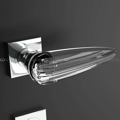 Poignée pour porte - Oka Home - GLASS DESIGN Srl - en laiton / en cristal / contemporaine