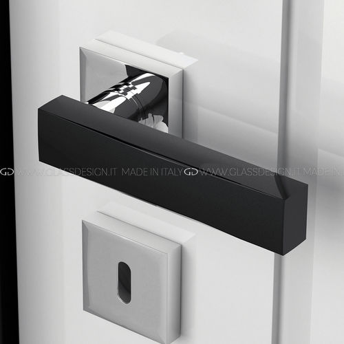 Poignée pour porte - Kymi Home - GLASS DESIGN Srl - en laiton / en cristal / contemporaine