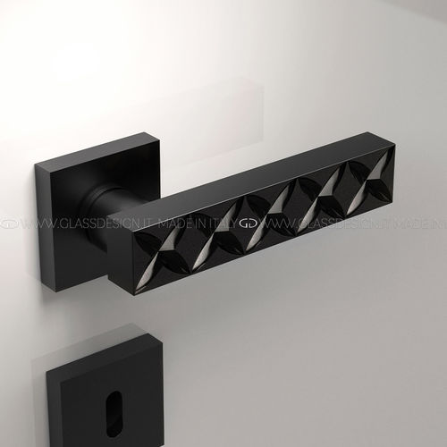 Poignée pour porte - Xeni Home - GLASS DESIGN Srl - en laiton / en cristal / contemporaine