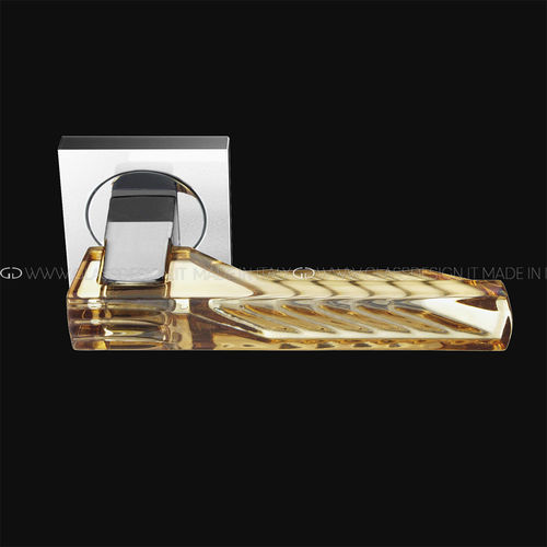 Poignée pour porte - Arkadia Home - GLASS DESIGN Srl - en laiton / en cristal / contemporaine