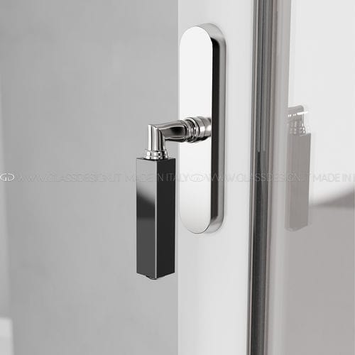 Poignée de fenêtre - Cube - GLASS DESIGN Srl - en laiton / en cristal / contemporaine