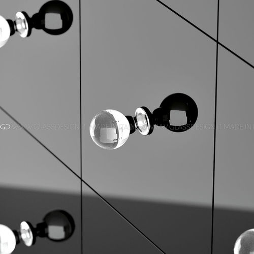 Bouton de meuble classique - Sfera - GLASS DESIGN Srl - en laiton / en cristal