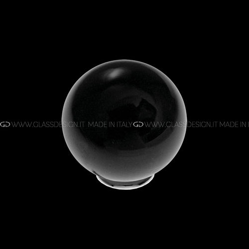 Bouton de meuble contemporain - Sfera P907 - GLASS DESIGN Srl - en laiton / en cristal
