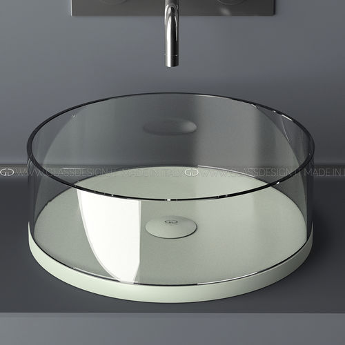 Vasque à poser - XTREME SMALL/MEDIUM - GLASS DESIGN Srl - en verre / ronde / sans trou