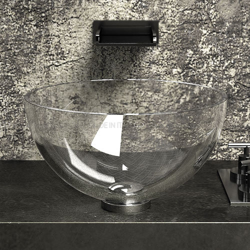 Vasque à poser - Chelo - GLASS DESIGN Srl - en cristal / ronde / sans trou