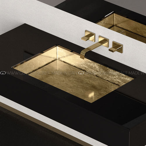 Vasque sous plan - Blade Lux / Blade Lux Sotto - GLASS DESIGN Srl - en Pert® / rectangulaire / sans trou
