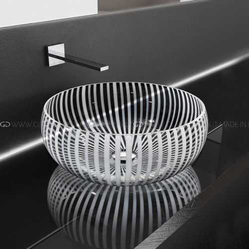 Vasque à poser - Dea Murano - GLASS DESIGN Srl - en verre de Murano / ronde / sans trou