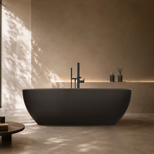 Baignoire ovale - LUMINA - GLASS DESIGN Srl - en îlot / en verre