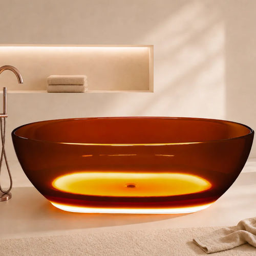 baignoire avec éclairage - GLASS DESIGN Srl
