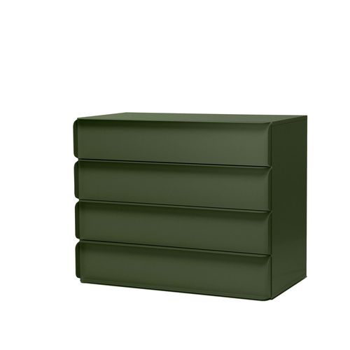 Commode contemporaine - Collar - Quodes - en MDF laqué / en aluminium / par Studio Nendo