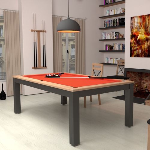 Table de billard contemporaine - EXCELLENCE : TENDANCE - EUROBILLARDS - traditionnelle / résidentielle / en chêne