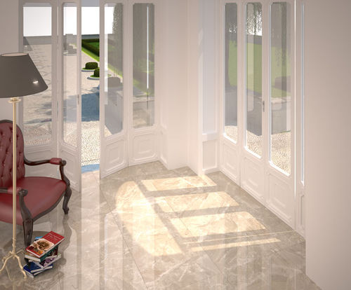 Carrelage en grès cérame - MARBLE  - ARCANA CERAMICA - brillant / d'intérieur / mural