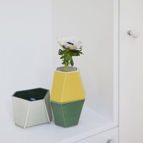 Vase contemporain - EXTRUSION 1 2 3 par Camille Flammarion - Normandy Ceramics - Carrelage Design - relief - en céramique / fait main