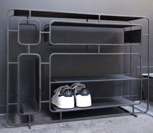 Étagère à chaussures contemporaine - PROJECT S. - XLBoom - auto-portante / en métal / résidentielle