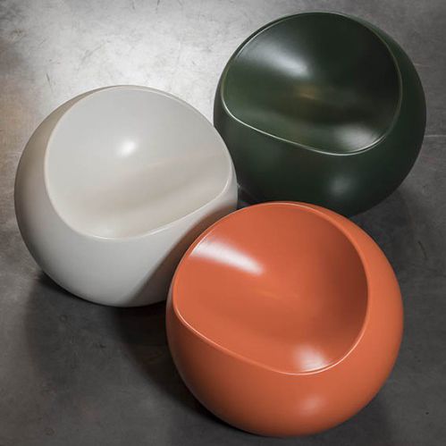 Chaise contemporaine - BALL - XLBoom - d'extérieur / d'intérieur / en ABS