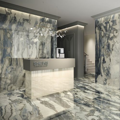 Carrelage en porcelaine - VESTIGE - AZULEJOS BENADRESA - poli / brillant / d'intérieur