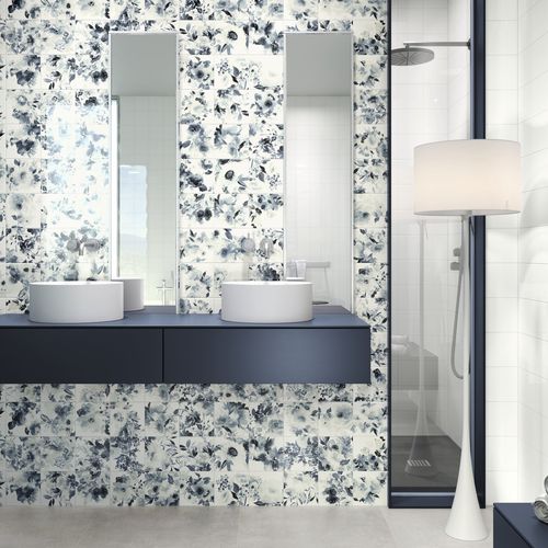 Carrelage en céramique - ISIS - AZULEJOS BENADRESA - brillant / à relief / d'intérieur