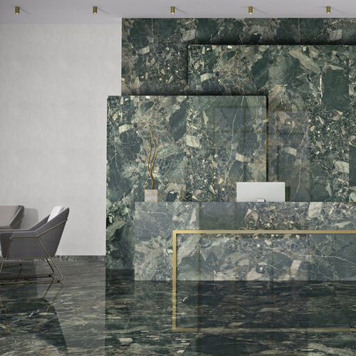 Carrelage en porcelaine - INDI GREEN - AZULEJOS BENADRESA - poli / brillant / d'intérieur