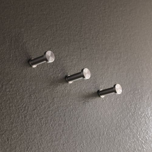Patère contemporaine - GREEN - OML SRL - en inox / triple / de salle de bain