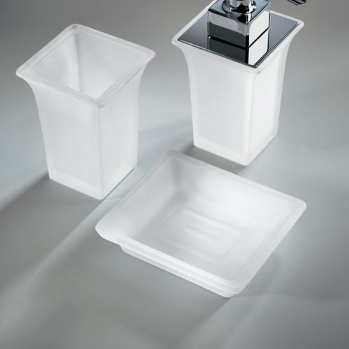 Porte-savon en verre - DOMINO - OML SRL