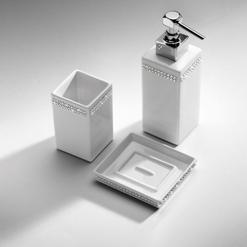 Porte-savon en cristal Swarovski® - GIOIELLO - OML SRL - en céramique
