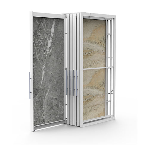 Présentoir à carrelage en métal - BR003E - BORA CELIK - à panneaux / pour commerce