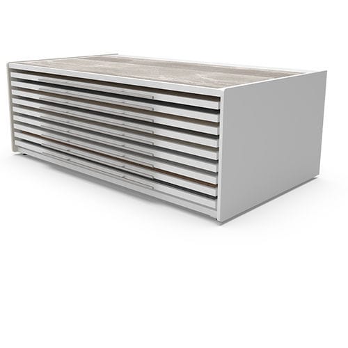 Présentoir à carrelage en bois - BD002 series - BORA CELIK - unilatéral / à panneau / table