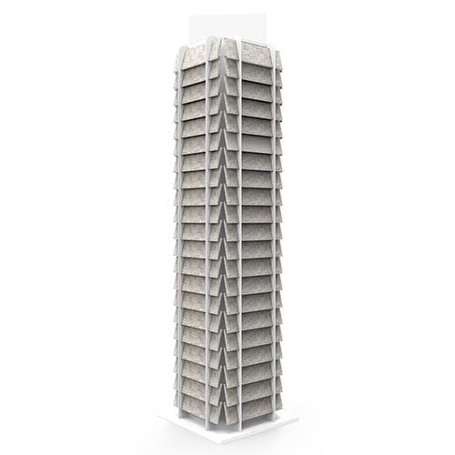 Présentoir à carrelage en métal - BT054A - BORA CELIK - double-face / à panneau / pour commerce