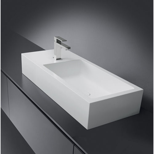 Vasque à poser - 30 - CASA BATH - en céramique / rectangulaire / contemporaine