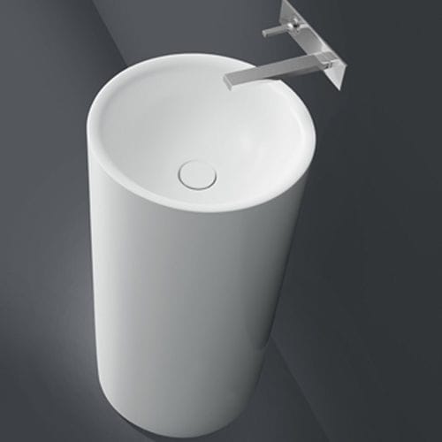 Vasque sur pied - 39 - CASA BATH - en céramique / ronde / contemporaine