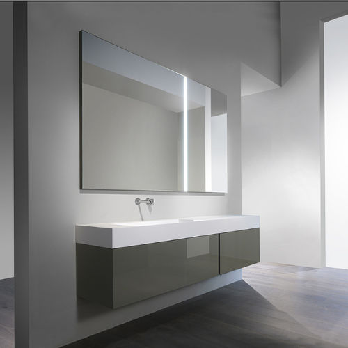 Meuble vasque suspendu - 04 - CASA BATH - en chêne / en noyer / contemporain