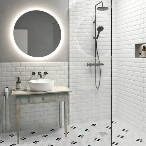 Carrelage en grès cérame - BIANCO - CE.SI. - mat / à relief / 3D