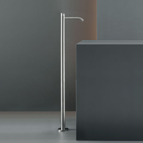 Mitigeur de vasque - ZIQ41 - CEADESIGN - au sol / en inox / 1 trou