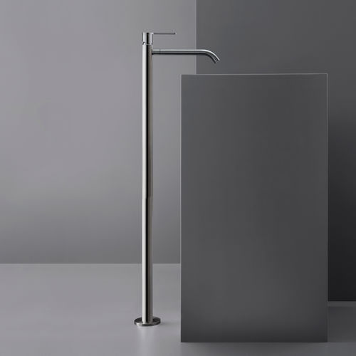 Mitigeur de vasque - INV08 - CEADESIGN - au sol / en inox / 1 trou