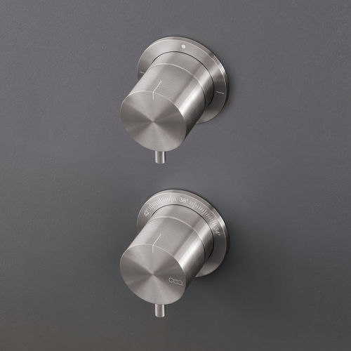 Mitigeur de douche - MIL66 - CEADESIGN - mural / thermostatique / en acier inoxydable