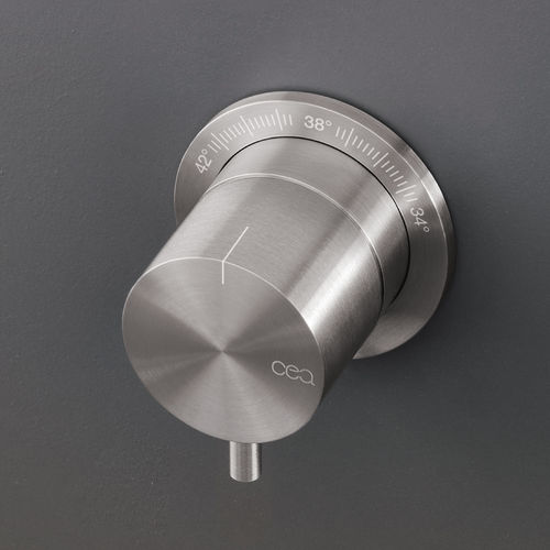 Mitigeur de douche - MIL42 - CEADESIGN - mural / thermostatique / en acier inoxydable