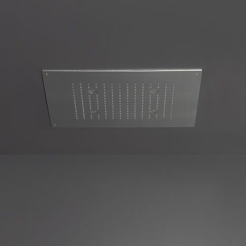 Pommeau de douche encastrable au plafond - AQC31 - CEADESIGN - rectangulaire / pluie / avec chromothérapie