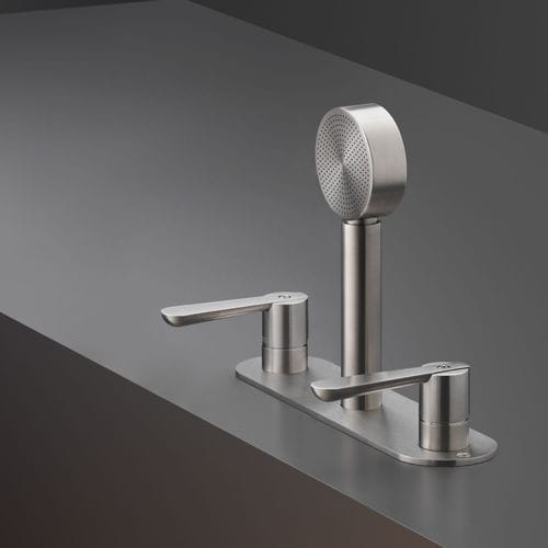 Mélangeur pour baignoire - LTZ96 - CEADESIGN - à poser / en acier inoxydable / de salle de bain