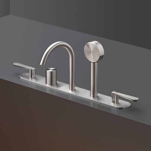 Mélangeur pour baignoire - LTZ95 - CEADESIGN - à poser / thermostatique / en acier inoxydable