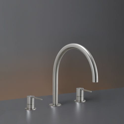Mélangeur de vasque - INV43 - CEADESIGN - à poser / en acier inoxydable / de salle de bain