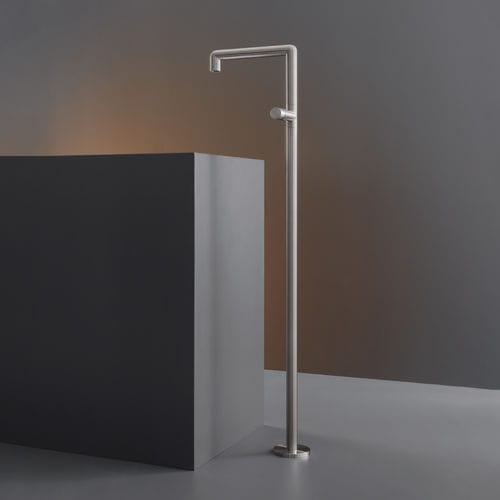Mitigeur de vasque - CAR04 - CEADESIGN - au sol / en inox / 1 trou