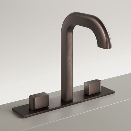 Mitigeur de vasque - SIX10 - CEADESIGN - à poser / en inox / 3 trous
