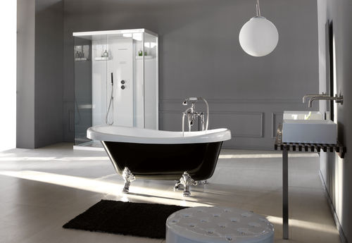Baignoire ovale - MYWATER: ASTORIA - COLACRIL - sur pieds / en acrylique / blanche