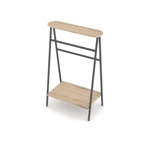 Porte-serviettes 2 barres - DOTTO - COLAVENE - sur pied / en acier / en bois